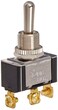 Cole Hersee 5586 Silver SPDT On-Off-On Toggle Switch