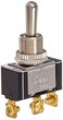 Cole Hersee 5586 Silver SPDT On-Off-On Toggle Switch
