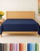 CGK Unlimited King Flat Sheet - Single Top Flat Sheet Only - SoftCooling - Navy Blue