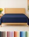 CGK Unlimited King Flat Sheet - Single Top Flat Sheet Only - SoftCooling - Navy Blue