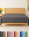 CGK Unlimited King Flat Sheet - Single Top Flat Sheet Only - SoftCooling - Dark Grey