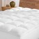 Bare Home Microplush Reversible Mattress Topper ,Full