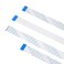 Fdit FFC Cable, 15 Pin 30 50 100cm Ribbon for Raspberry Pi Module Camera