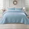 KASENTEX Oversized Queen Quilt Set 102x106, Soft Washed 3-Layer Lightweight