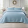 KASENTEX Oversized Queen Quilt Set 102x106, Soft Washed 3-Layer Lightweight