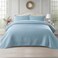 KASENTEX Twin Quilt Set 68x86, Soft Washed 3-Layer Lightweight