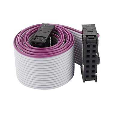 sourcing map uxcell IDC 14-Pin Female to Female Connector Hard Driver Flat Ribbon Cable