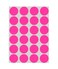 ChromaLabel Removable Dot Stickers, 3/4 Inch Fluorescent Pink, 1008/Pack