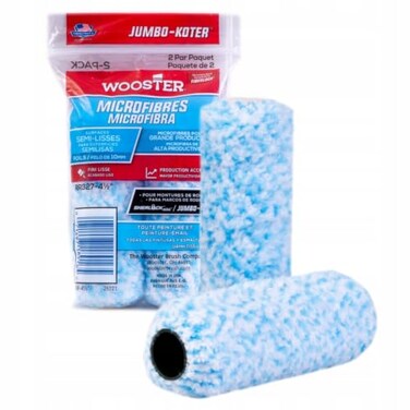 Wooster RR327-4 1/2 Microfiber Paint Roller, 4.5