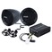 Memphis MXABMB2 Bar Mount 2-Speaker System with Amp, Black