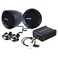 Memphis MXABMB2 Bar Mount 2-Speaker System with Amp, Black