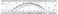 Westcott 6-Inch Metric Protractor Ruler ,W-43 BP