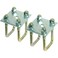 CE Smith, Axle Tie Plate Kit, 2 Plates, 4 U-Bolts, 8 NutsLock Washers