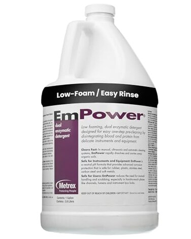 Metrex EmPower Dual-Enzymatic Detergent, 1 Gallon