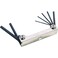 Proto Stanley J4974 Metric Folding Hex Key Set,7-pc