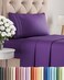 CGK Unlimited Twin Size 3 Piece Sheet Set - Comfy BreathableCooling Sheets - Purple