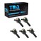 TRQ Ignition Coil Set 5 Piece