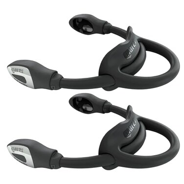 Mares Bungee StrapsReplacement Part for Scuba Diving Open Heel Fins - Pair, Black, Regular