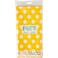 Unique Polka Dot Plastic Tablecloth, 108" x 54", Yellow
