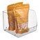 iDesign Linus Stacking Organizer Bins for Kitchen, Pantry, Office, Bathroom, Extra Large-Clear