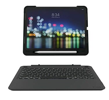 ZAGG Slim Book Go Wireless Keyboard Folio Case for Apple iPad Pro 11-inch ,2018 Version- Black