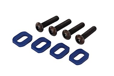 Traxxas BCS Aluminum Blue-Anodized Washers Motor Mount ,4 Pack, 4 x 18mm, Blue
