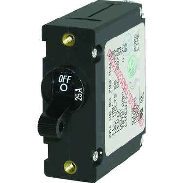 Blue Sea Systems 7216 AC/DC Single Pole Magnetic World Circuit Breaker