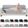 Sofa ShieldCouch Oversize Sofa Slip Cover with Strap, Light Gray Charcoal