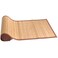 BambooMN Bamboo Table Runner, Brown w/ Brown Border - 1 Piece