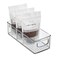 iDesign Plastic Stackable Pantry Bin, Clear