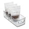 iDesign Plastic Stackable Pantry Bin, Clear