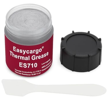Easycargo 20g Silver Thermal Paste Grease for Cooling Heatsink Laptop PC Processor CPU GPU VGA LED MOSFET Transistors