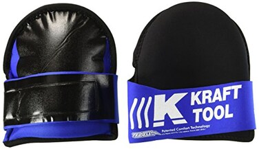 Kraft Tool WL139 Knee Pad Super Soft/Front Closure ,Pair, multi, one size