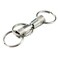 Lucky Line 3-Way Pull Apart Keychain, 1 Pack, Silver ,71501