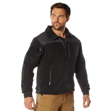 Rothco Spec Ops Tactical Fleece Jacket, Black, S