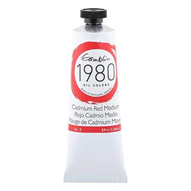 Gamblin 1980 Oil Cad Red Medium 37Ml