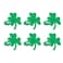 DII Decorative Unique Novelty Napkin Ring Set, St. Patrick's Shamrock, 6 Count