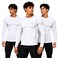 DEVOPS 3 Pack Men's Cool Dry Compression Baselayer Long Sleeve Shirts Top