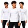 DEVOPS 3 Pack Men's Cool Dry Compression Baselayer Long Sleeve Shirts Top