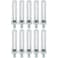 Sunlite 40501 PL7/SP41K Plugin U-Shaped Compact Fluorescent Lamp, 7 Watts, 360 Lumens, 4100K Cool White, 2-Pin ,G23Base, 10 Pack