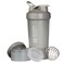 BlenderBottle ProStak Plastic Pill Organizer and Storage 22 oz Pebble Grey