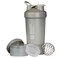 BlenderBottle ProStak Plastic Pill Organizer and Storage 22 oz Pebble Grey