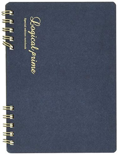 Nakabayashi 65815 Logical Prime Notebook, W-Ring Notebook, A6, B Ruled
