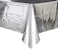 Unique Silver Foil Rectangular Table Cover ,54" x 108"1 Count - Elegant DesignPremium Quality, Ideal For Parties, EventsEveryday Use