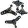 TRQ Front Lower Driver and Passenger Side Ball Joint Set