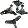 TRQ Front Lower Driver and Passenger Side Ball Joint Set