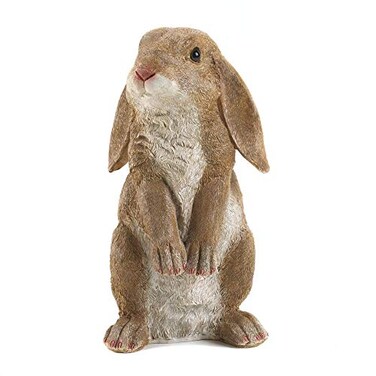 Accent Plus Curious Rabbit Garden Statue 4.75x5x9.25