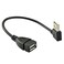 UCEC USB 2.0 Extension Cable, Left Angle A Male to Female