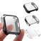 GHIJKL 3 Packs Screen Protector Compatible Fitbit Versa, Ultra Slim Soft Full Cover Case for Fitbit Versa