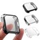 GHIJKL 3 Packs Screen Protector Compatible Fitbit Versa, Ultra Slim Soft Full Cover Case for Fitbit Versa